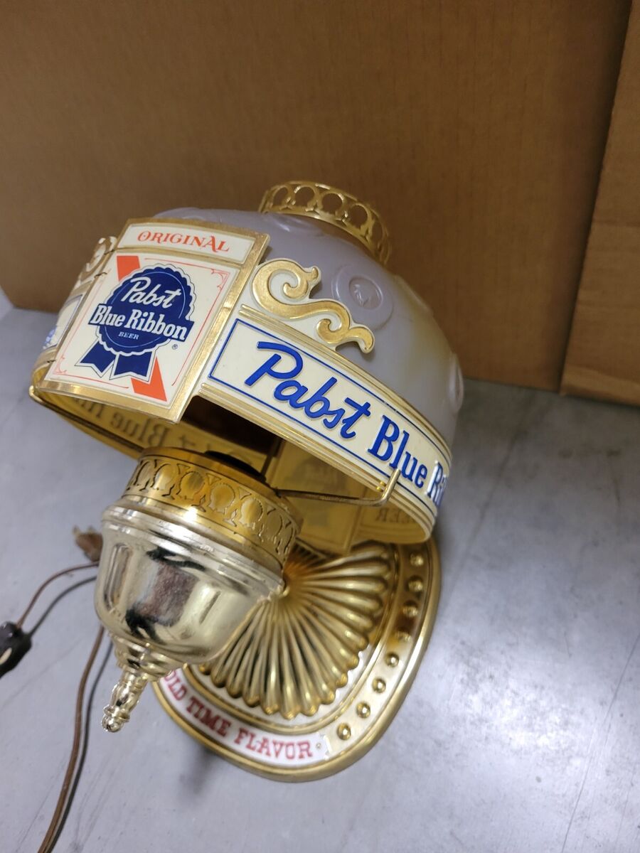 Pabst Blue Ribbon Illuminated Rotating Light Vintage (1968 Pabst Blue Ribbon Illuminated Rotating Light Vintage (1968