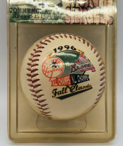 1996 World Series Commemorative Baseball - Picture 2 of 4