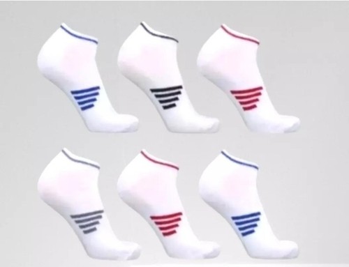 Men Stripes Trainer Liner Ankle Socks Invisible Cotton Low Cut Sports Socks 6-11 - Picture 14 of 14