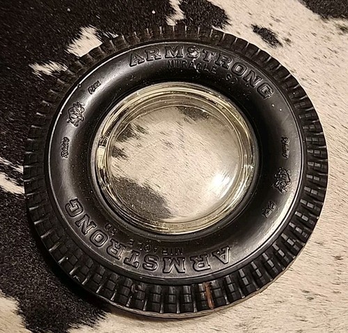 Vintage Armstrong Tire Ashtray - Picture 2 of 2