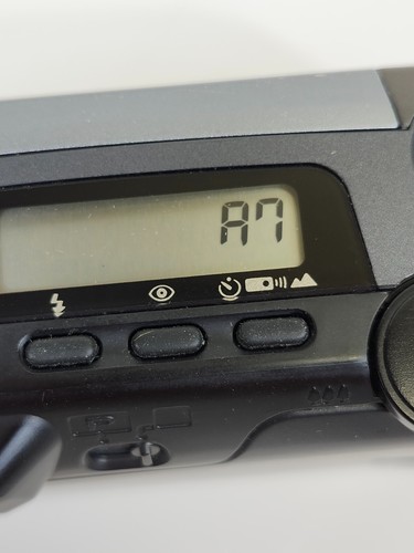 Pentax 35mm Film Camera IQZoom 115M Point Shoot Powers Up For Parts or Repair - Picture 8 of 8