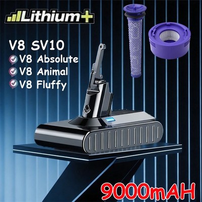 9000mAH SONY Akku für Dyson V8 SV10 Absolute V8 Animal Absolute Motorhead 2026
