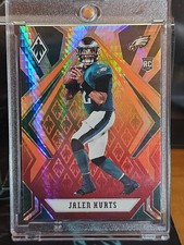2020 Panini Phoenix Jalen Hurts #114 Philadelphia Eagles Fireburst RC A22