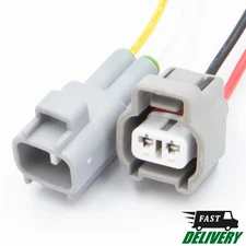 Electrical connector 2-pin. Female + Male. Waterproof. 20191K