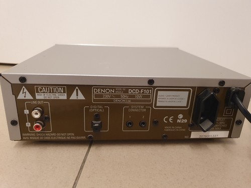 DENON DCD-F101 STEREO  CD-PLAYER MIDI ANLAGE SILBER BDA - Bild 7 von 9