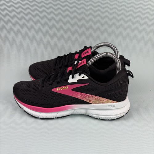 Brooks Trace 3 sportliche Laufschuhe Damen Größe 7B 1204011B098 schwarz pink - Bild 3 von 9
