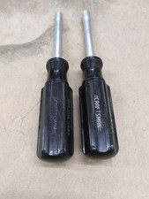 Two- Craftsman 1/4" Magnetic Screw Nut Driver Spinner Handle 43373 USA (Qty.2)
