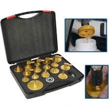 Master Cylinder Brake Bleeder Kit 17PCS Car Brake Pressure Bleeding Adapter Set 