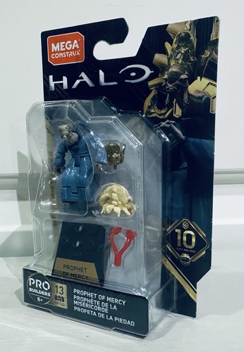 HALO PROPHET OF MERCY HEROES SERIES 10 MEGA BLOKS CONSTRUX MINI FIGURE GFT43 NIP - Picture 2 of 4