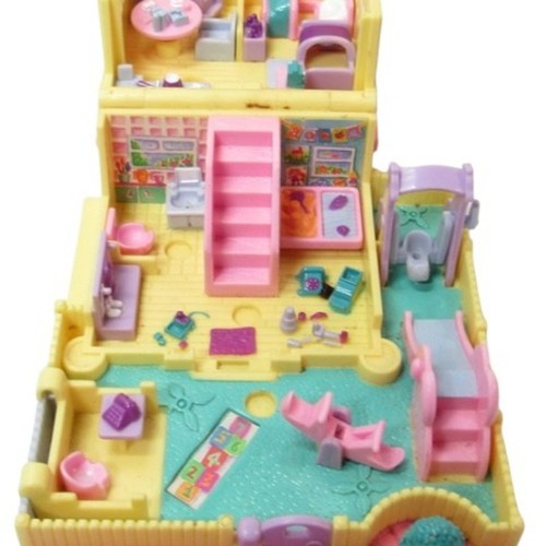 Polly Pocket Vintage 1994 Nursery School Bluebird Toys - Picture 3 of 3
