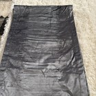 West Elm Luxe Lines Printed Luster Velvet Table Runner 14x90 Pewter Gray