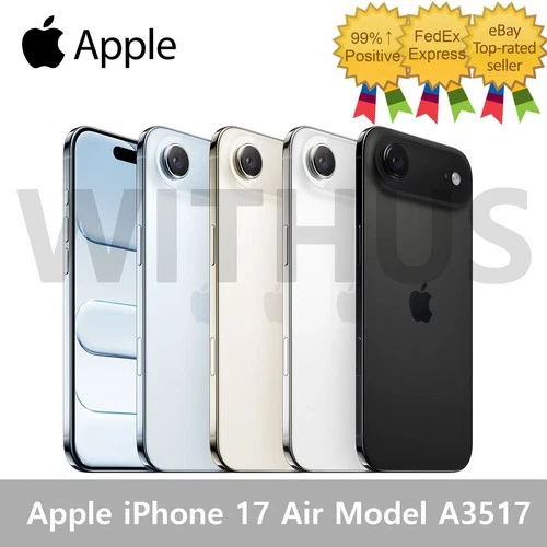 Apple iPhone 17 Air Model A3517.A19. 256GB/512GB/1TB- 4 colors = Tracking