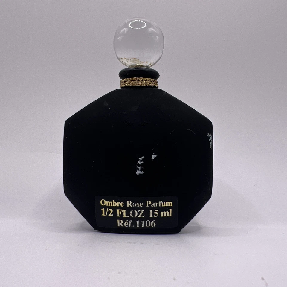 Vintage Ombre Rose Parfum by Brosseau 15ml/0.5oz Ref 1106 – Frasco Completo, Raro - Imagem 2 de 2