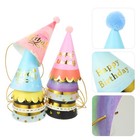 3 PCS Geburtstagshütchen Zubehör Für Geburtstagsfeiern Geburtstagskappe