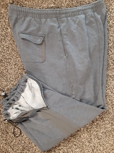 Mens 2XL Nike Jordan Oregon Ducks Team Issue Gray Sweat Pants Snap Pockets - Picture 12 of 13