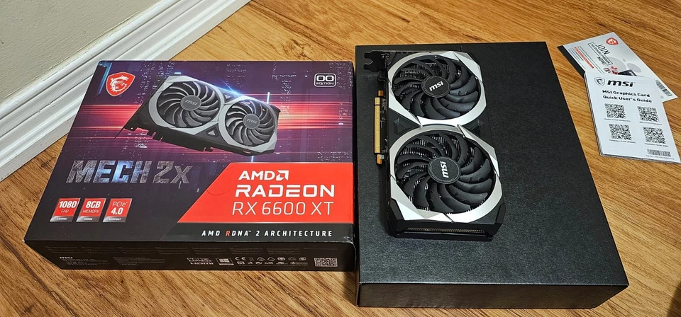 MSI MECH 2X Radeon RX 6600 XT OC Edition 8GB  Graphics Card - Image 2 of 4