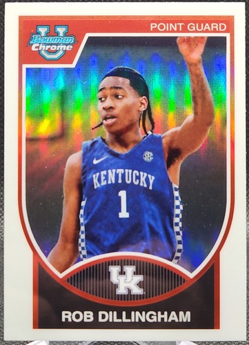 2023-24 Bowman University Chrome Retro Rob Dillingham #07B-12 - Picture 1 of 2