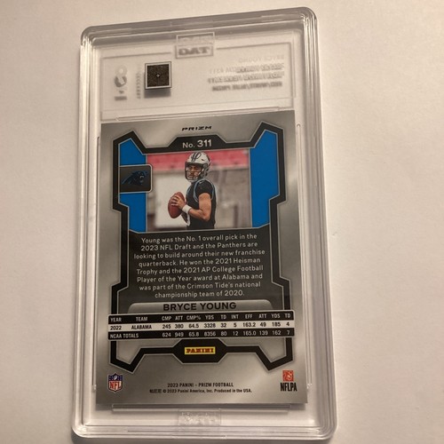 2023 Panini Prizm Bryce Young Rookie Card RC #311 Red White Blue Prizm - Picture 2 of 2