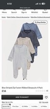 Baby Boy Sleepsuit Bundle for 0-3 Months