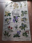 Vintage plants of the  Bible Teatowel 