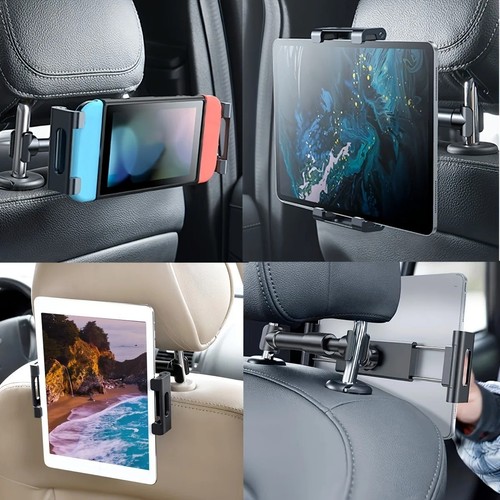 Universal Car Headrest Tablet Holder Mount for iPad 4-13” 360° Rotation Phone St - 第 5/14 張圖片