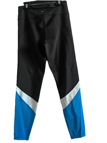 Thrive Societe blau schwarz & weiß Colorblock 7/8 Leggings Gr. M Athleisure Slim - Bild 6 von 12