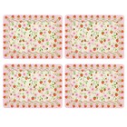 Cath Kidston Strawberry Set of 4 Cork Backed Placemats