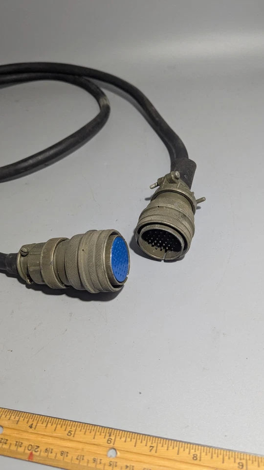 Cable de extensión de alimentación militar, Amphenol 28-21S, 37 pines Foto 4 de 4