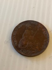 Great Britain, Farthing, 1837 copper coin, William IV