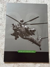 Mil Mi-28NE Havoc attack helicopter promotional brochure, Russia, Rostvertol