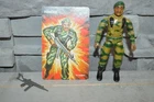 1982-83 Kitbash Gijoe Cobra Ranger ( Stalker ) W/ Weapon & Action Card ( Read )!