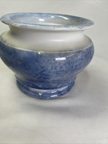 Adams Rose British Spatterware Spongeware Antique Lidded Sugar Dish - Picture 11 of 22