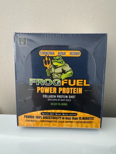 Frog Fuel Power Regular Complete Protein Shot 15g Protein Nano-Hydrolyzed Gra...