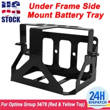 US Battery Mounting Box Tray Universal For Optima Group 34/78 Hot Rod Mini Truck