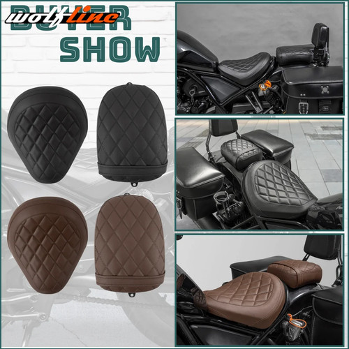 Almohadilla de sillín de asiento delantero y trasero de motocicleta para Honda Rebel CM1100 CMX1100 2021-2024 - Imagen 14 de 28