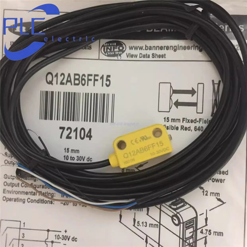 Banner Q12AB6FF15 Photoelectric sensor switches brand new free shipping - Picture 1 of 2