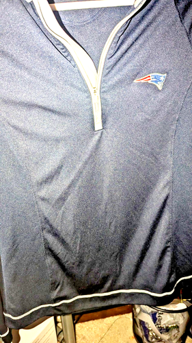 ๐ Cutter & Buck Women's NFL Patriots Eco Knit Stretch 1/4-Zip Pullover โ Size S - Picture 5 of 10