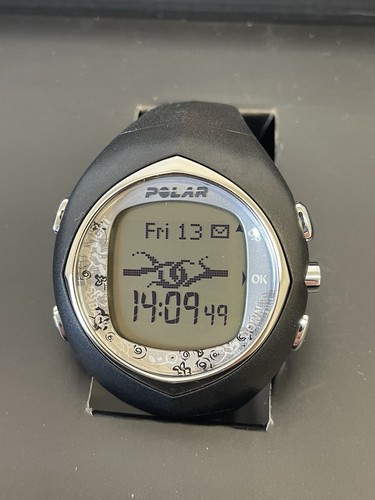 Polar F6 Fitness Watch - Black - Heart Rate Monitor with Chest Band & Manual - Picture 3 of 9