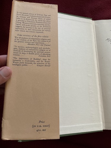 TIBETAN YOGA AND SECRET DOCTRINES by W.Y. EVANS-WENTZ Hardcover 1958 2nd Edition - Imagen 4 de 12