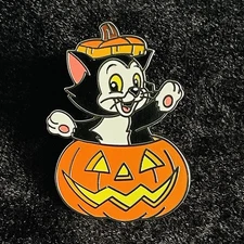 Figaro Pinocchio Halloween Pumpkin Pals Mystery Jack O Lantern Disney Pin 2025