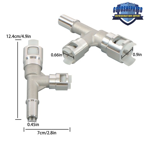 For Cadillac Chevrolet GMC 800-413HP Metal Heater Hose Connector W/ Select - Picture 2 of 11