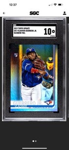 2019 Topps Update Rainbow Foil Vladimir Guerrero Jr #US1 SGC 10 GEM MT Rookie RC