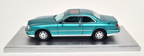 Kess 1/43 Bentley B3 Coupe Sultan Of Brunei Green 1994 Resin Scale Model Car - Picture 5 of 7