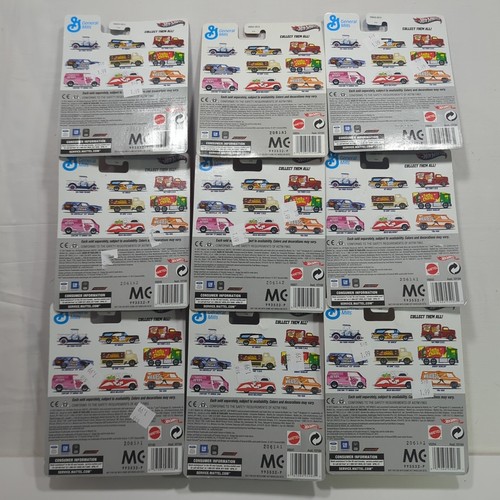 Hot Wheels Pop Culture 2011 General Mills Cereal - RARE COMPLETE SET of 9 - Picture 2 of 2