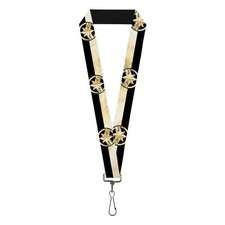 Captain Marvel Star Badge Icon 2019 Movie Lanyard 1  Buckle-Down Products NEW
