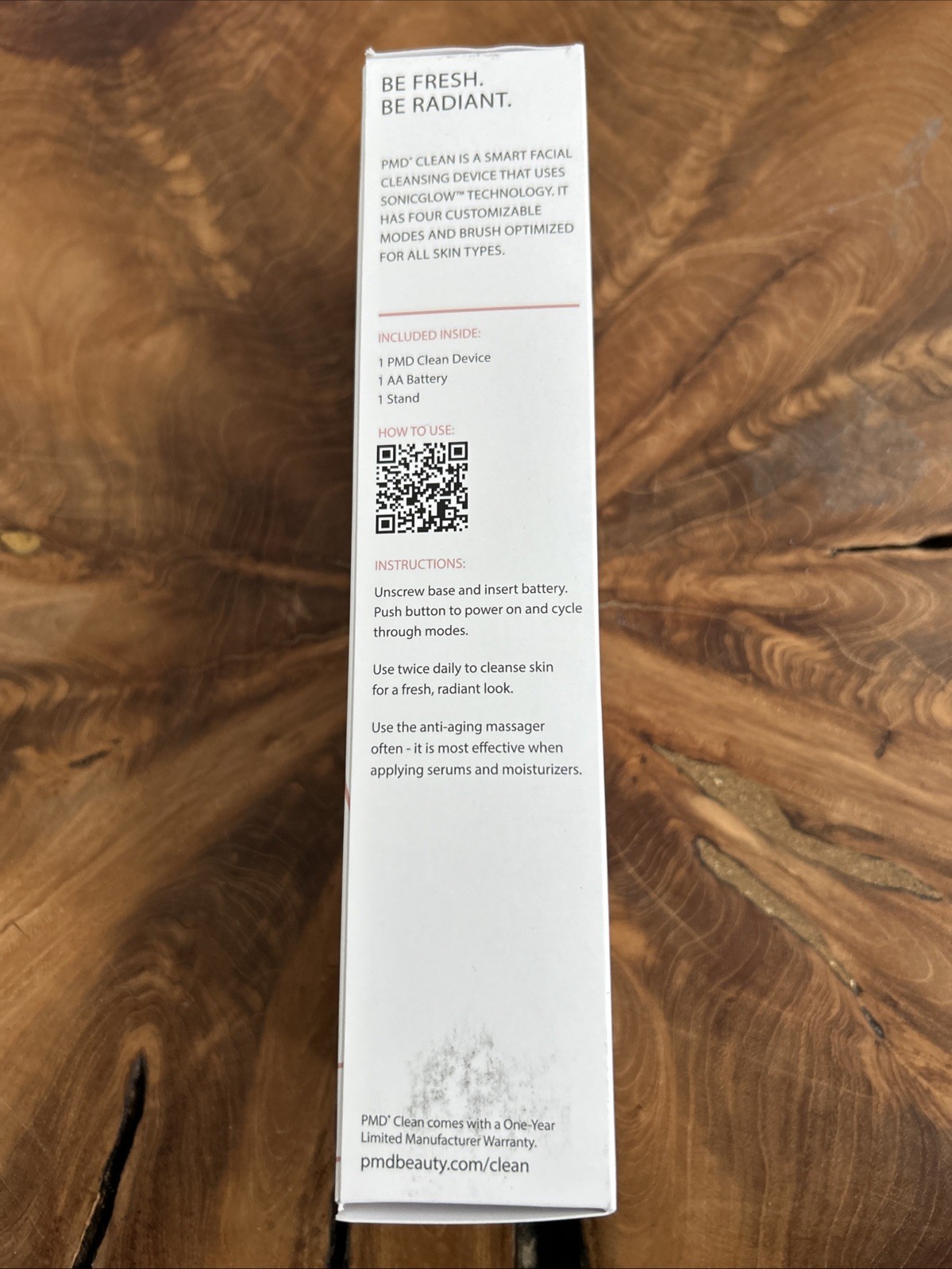 PMD Clean Smart Facial Cleansing Device Blush (NEW)