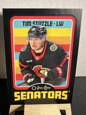 2024-25 O-Pee-Chee #168 Tim Stutzle Retro Black Border /100 Ottawa Senators