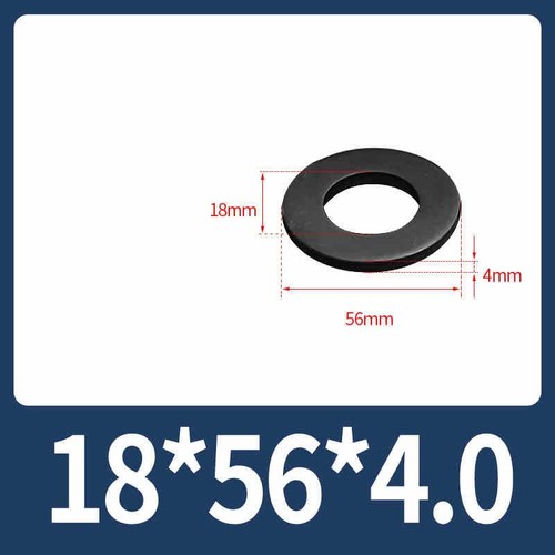 Arandelas Grado 8 Junta Acero al Carbono Negro Espaciador Plano Redondo M2 M3 M4 M5 M6-M30 - Imagen 37 de 43