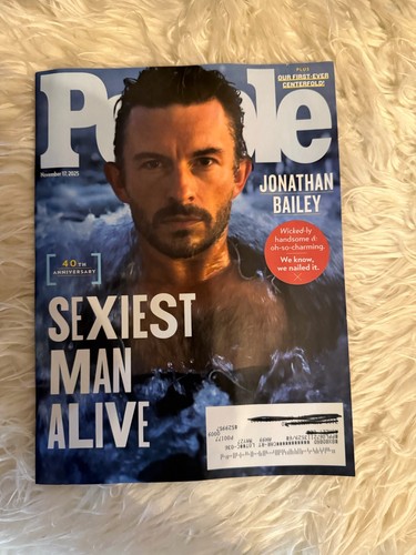 People Magazine November 17, 2025: Sexiest Man Alive Jonathan Bailey