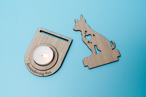 Personalised Pet Memorial Candle Holder - Pet Remembrance Ideas and Gifts - Picture 8 of 11